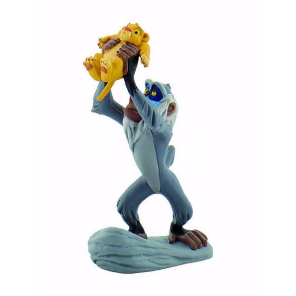 Figura Rafiki e Simba - O Rei Leão