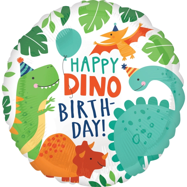 Balão Happy Dino Birthday