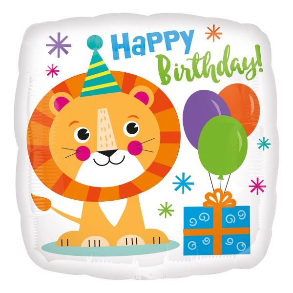 Balão Happy Birthday Leão