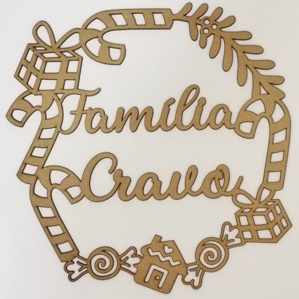 Grinalda de Natal Personalizável