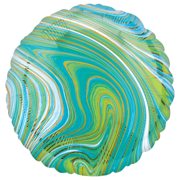 Balão Marblez Redondo Verde