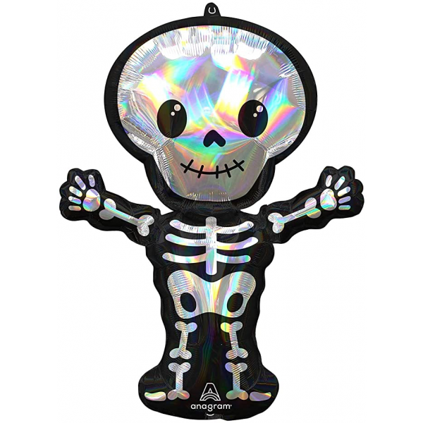 Balão Esqueleto Holográfico