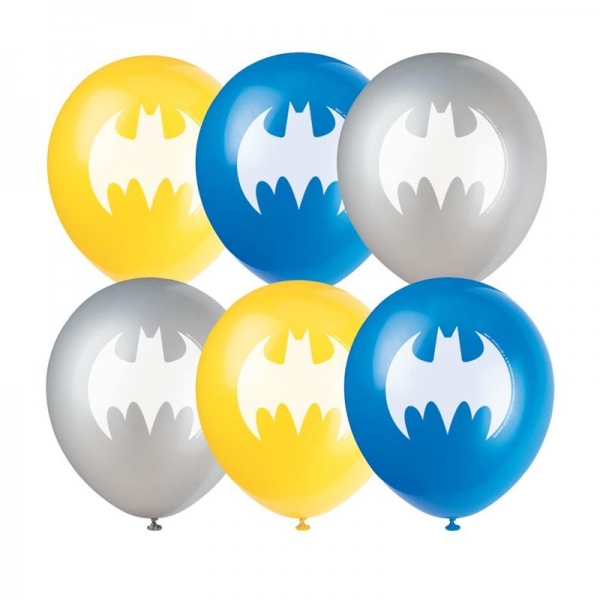 8 Balões Latex Batman