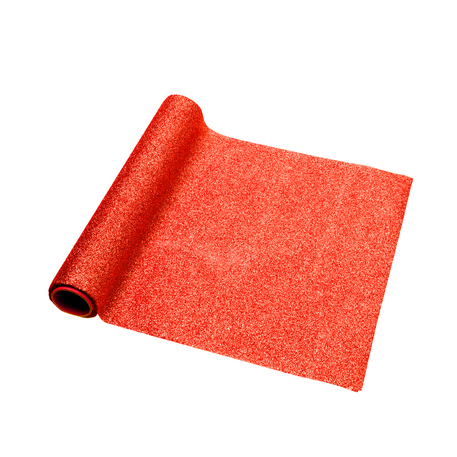 Caminho de Mesa Vermelho Glitter