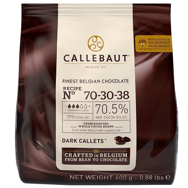 Chocolate Negro Callebaut 70,5% - 400g