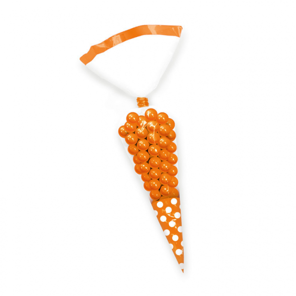 Sacos para Doces Cone Laranja