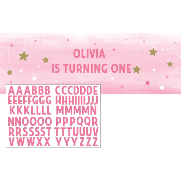 Banner Personalizável Rosa