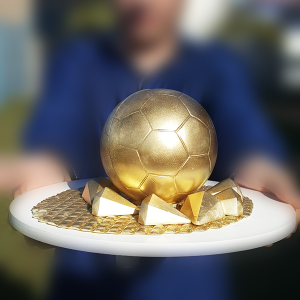 Forma Especial 3 Partes - Bola de Futebol 300g