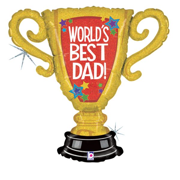 Balão Troféu Worlds Best Dad