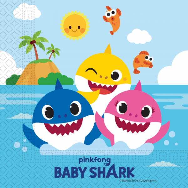 Guardanapos Baby Shark