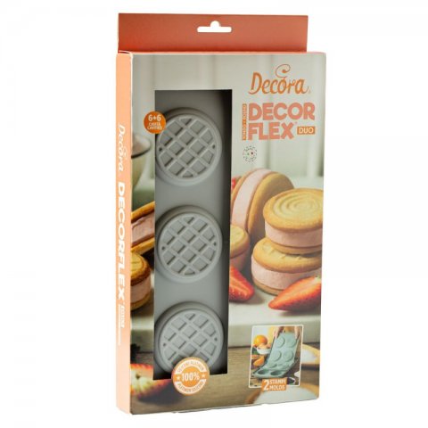 2 Moldes de Silicone Redondos