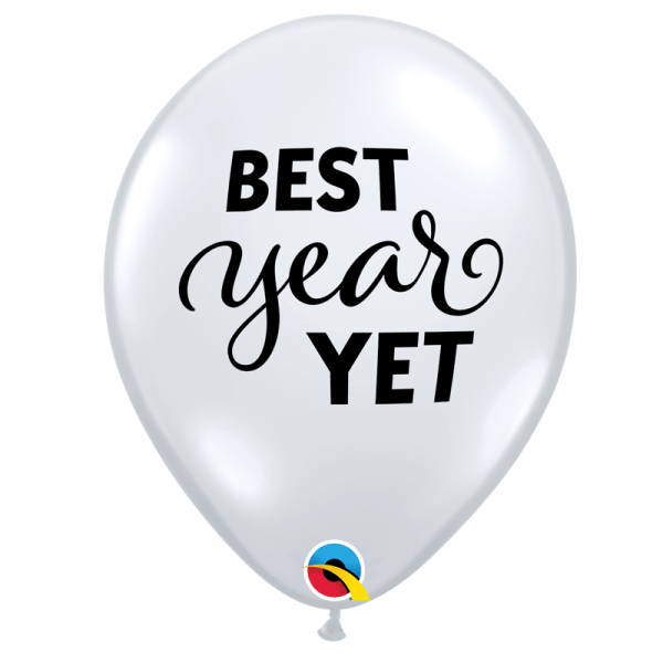 Unidade Balão Transparente Best Year Yet