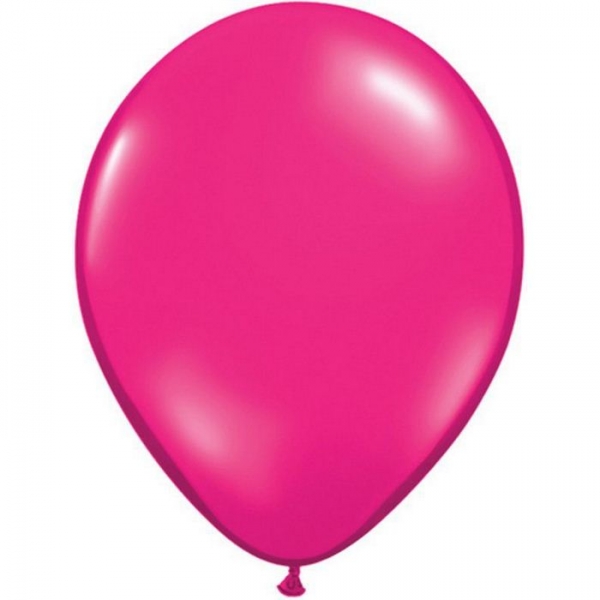 Unidade Balão Qualatex Rosa Transparente