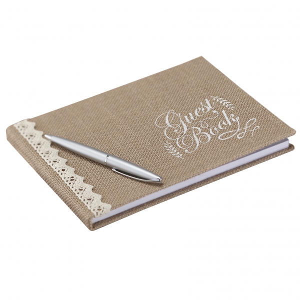 Guest Book com Renda