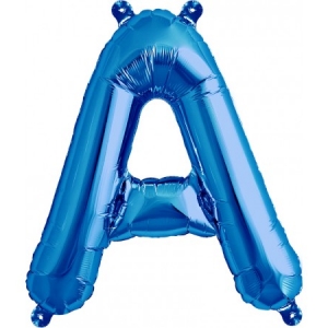 Balão Letra A Azul 16