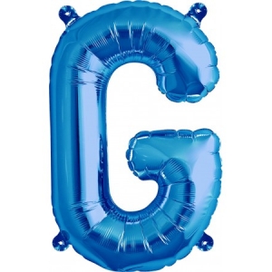 Balão Letra G Azul 16