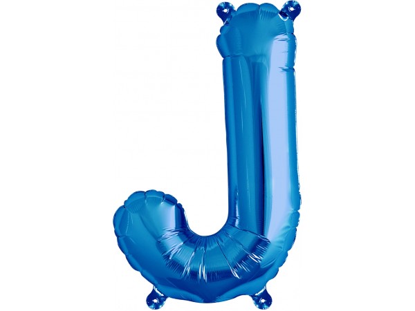 Balão Letra J Azul 16