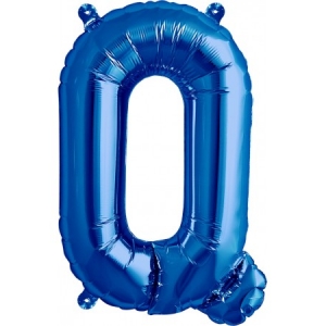 Balão Letra Q Azul 16