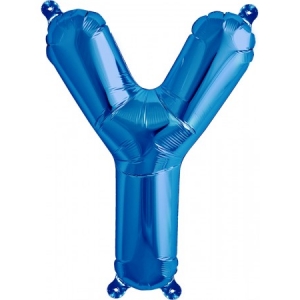 Balão Letra Y Azul 16