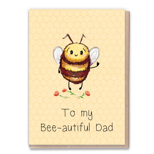 Postal Ecológico Bee-autiful Dad