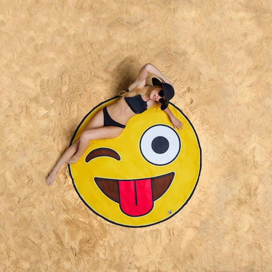 Toalha de Praia Emoji Toalha de Praia Emoji