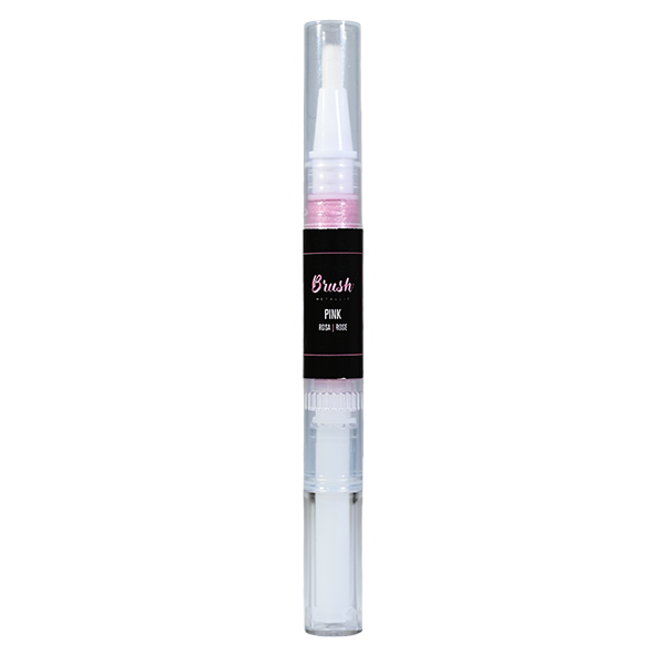 Caneta de Tinta Comestível Rosa Metalizado