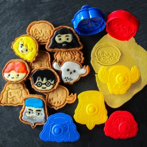 6 Moldes Kawaii para Bolachas Harry Potter