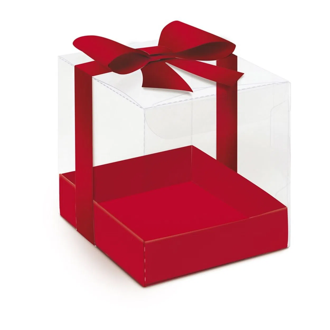 Caixa para Panettone com Acetato - 10 unidades Caixa para Panettone com Acetato - 10 unidades