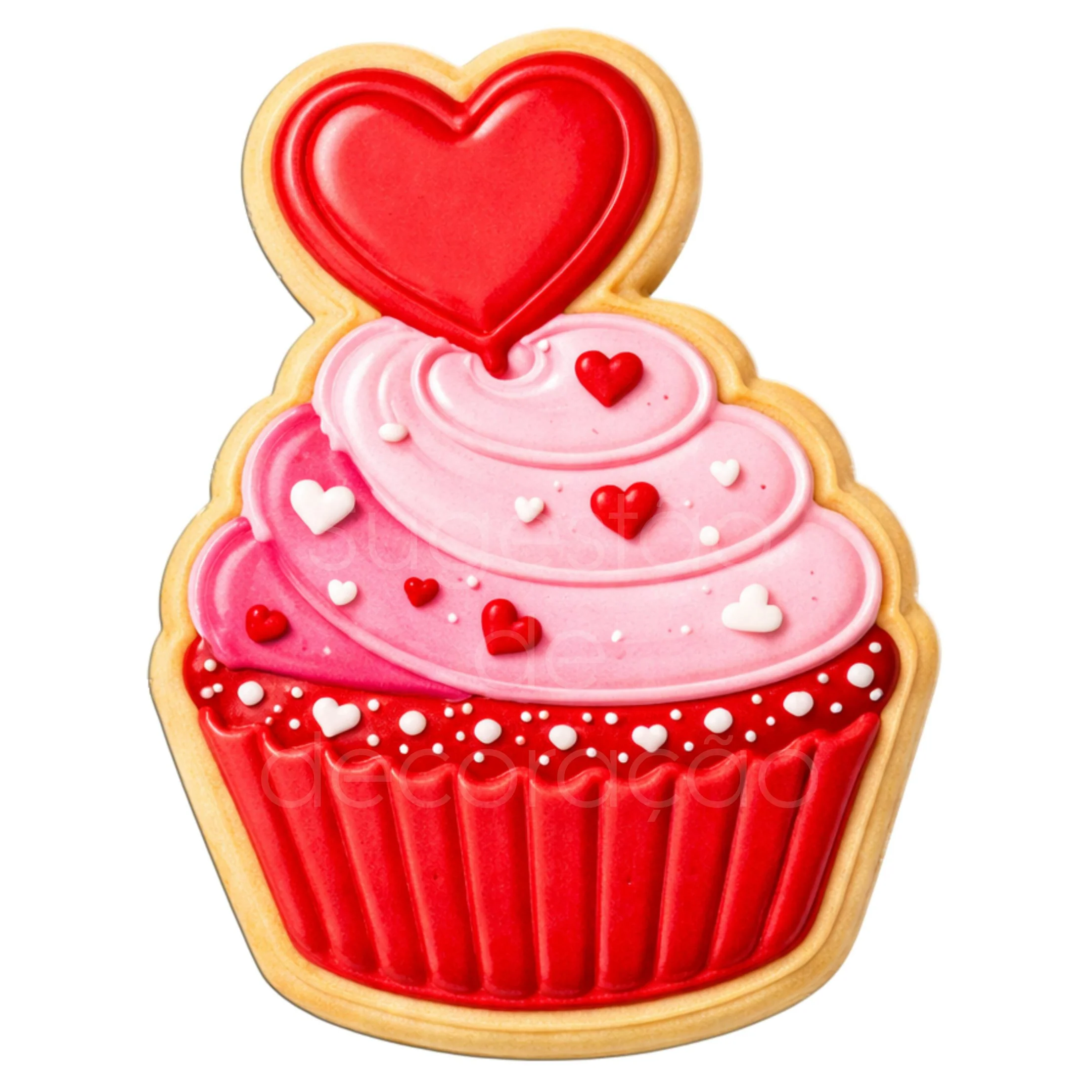 Cortador Cupcake Corações