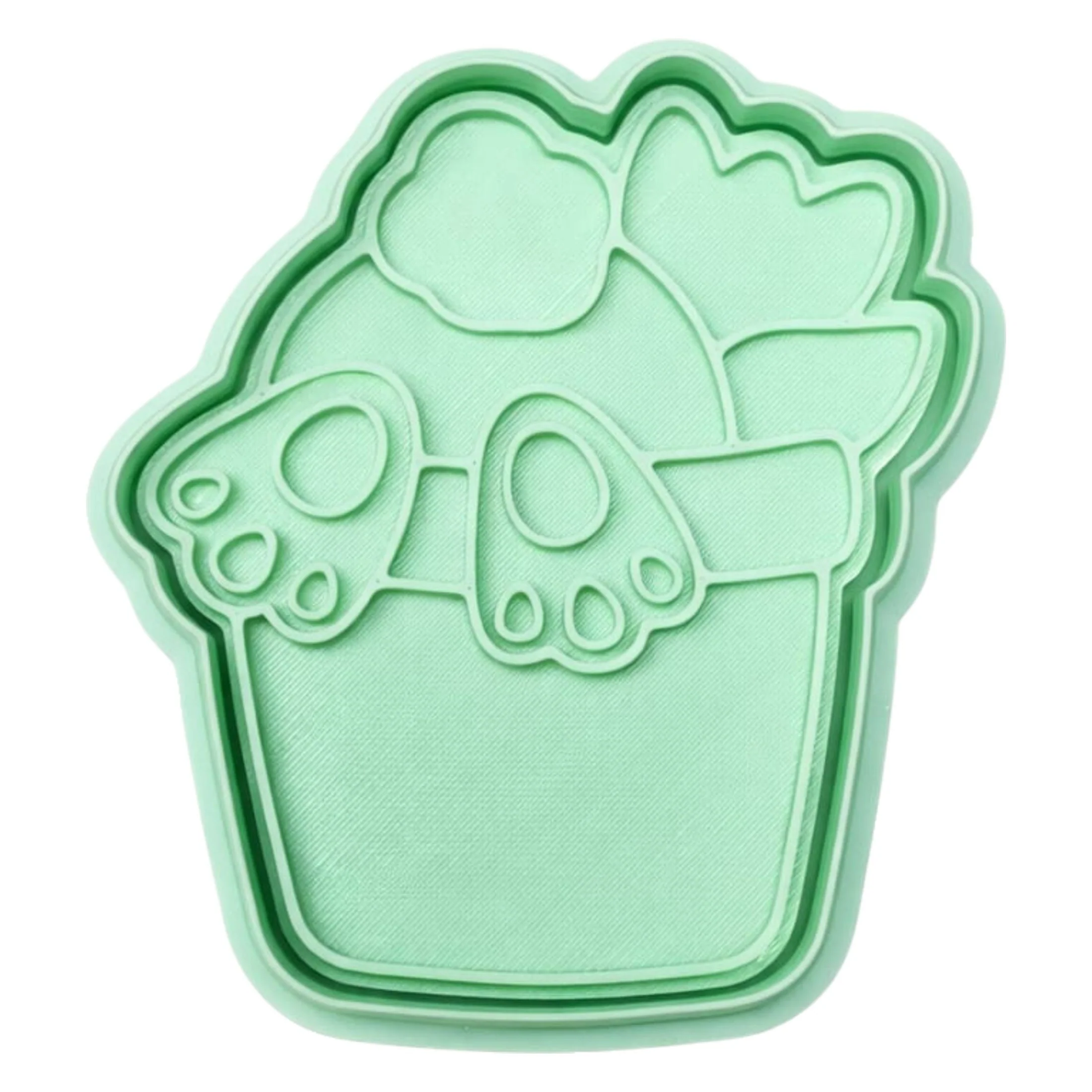 Cortador Coelho no Vaso