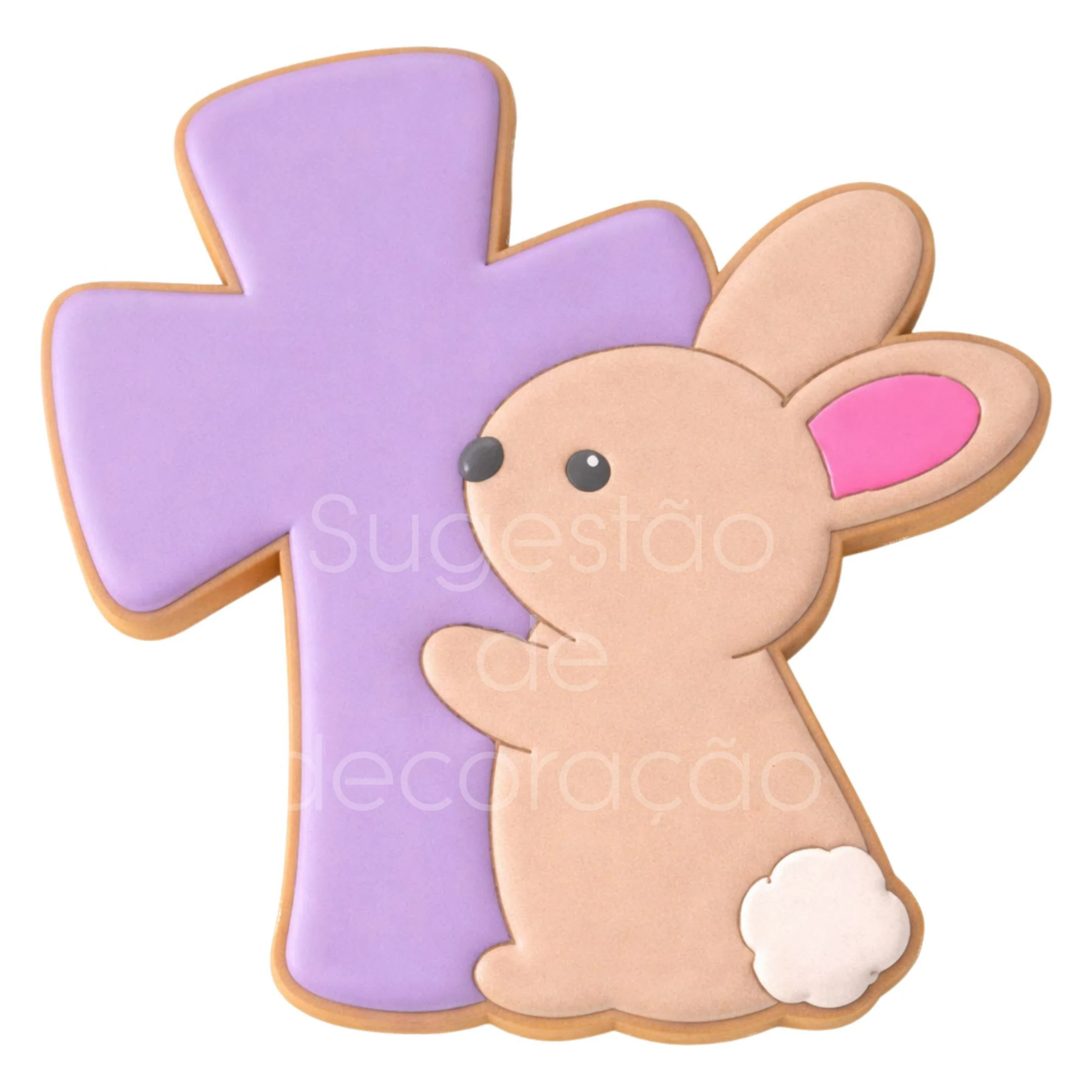 Cortador Coelho com Cruz