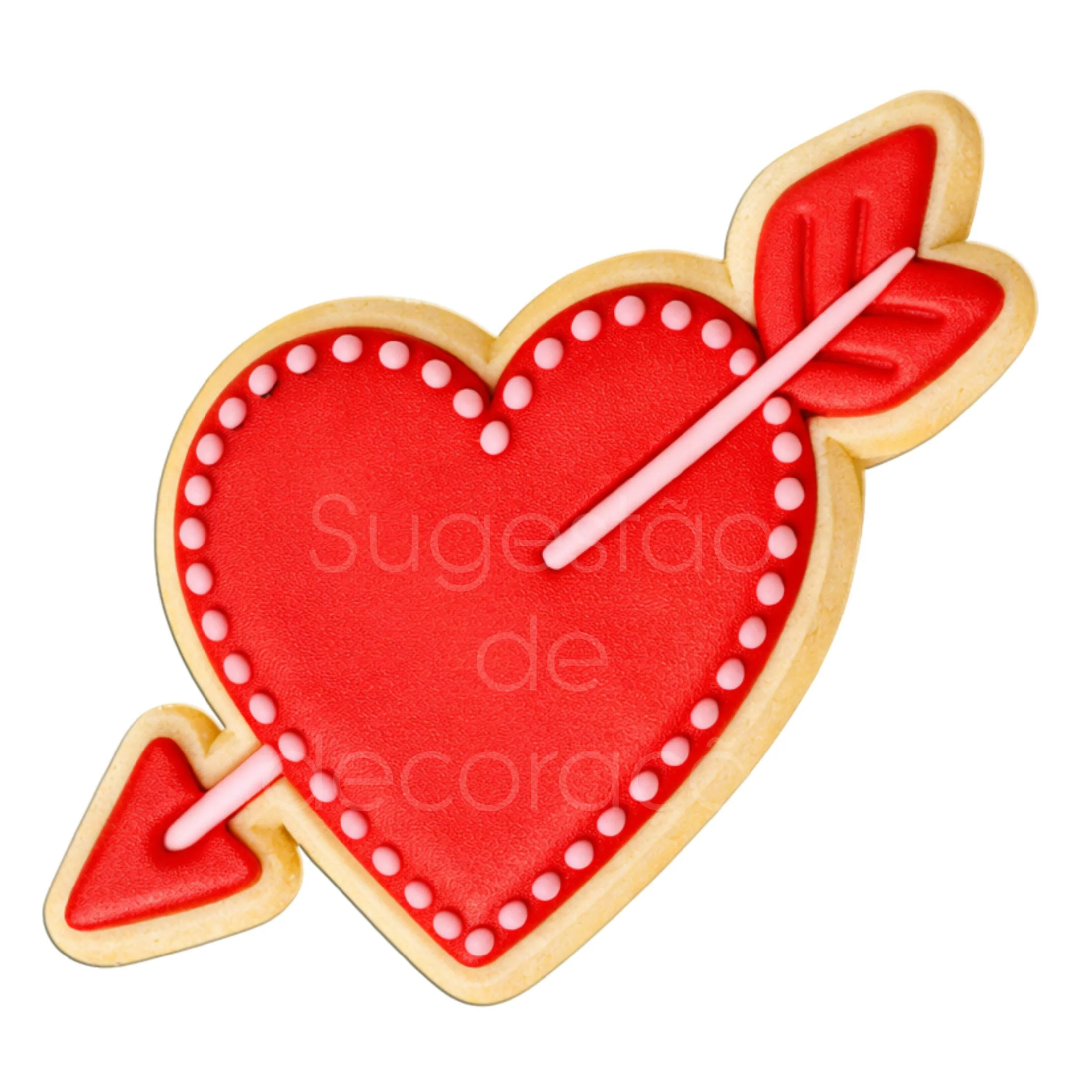 Cortador Coração com Flecha