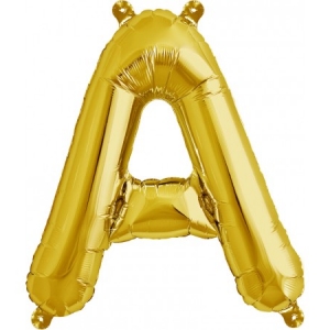 Balão Letra A Dourado 16