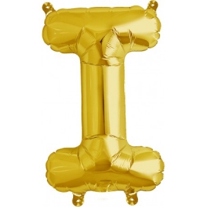 Balão Letra I Dourado 16