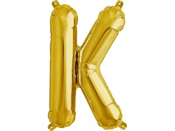 Balão Letra K Dourado 16