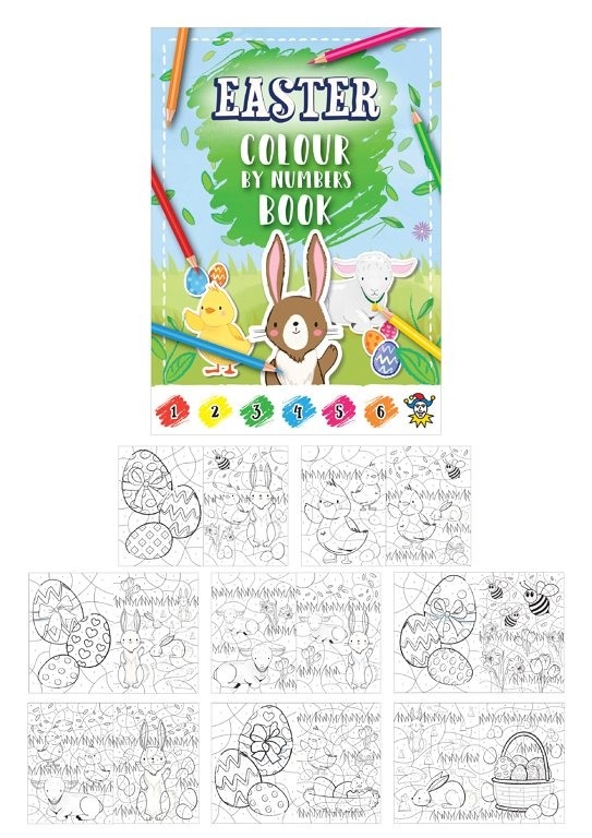 Mini Livro para Colorir Páscoa Mini Livro para Colorir Páscoa