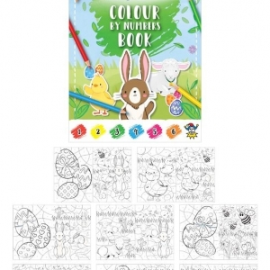Mini Livro para Colorir Páscoa