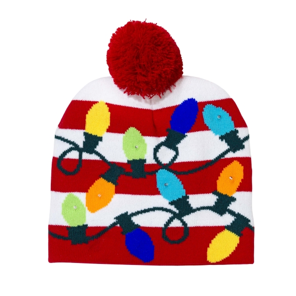 Gorro com Luzes Natal