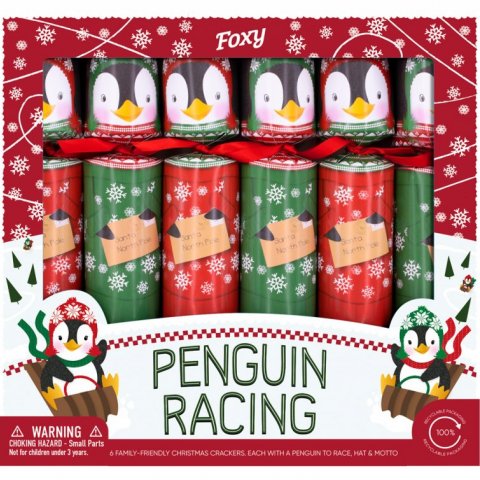 6 Crackers Corrida de Pinguins