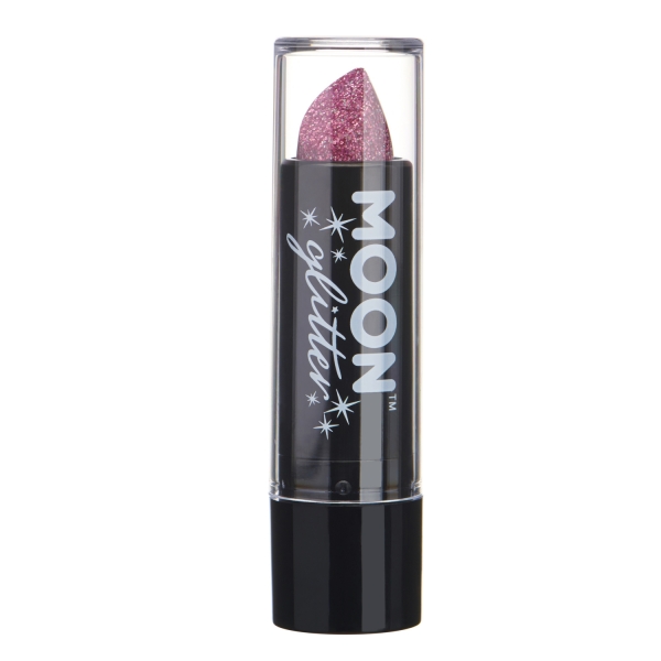 Batom de Glitter Holográfico Rosa