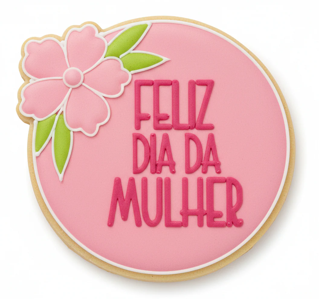 Cortador Feliz Dia da Mulher