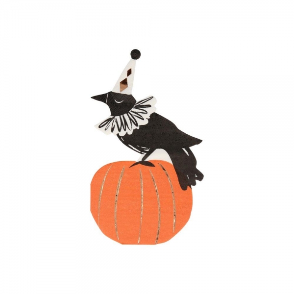 Guardanapos Corvo Vintage Halloween