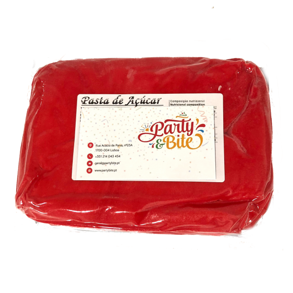 Pasta de Açúcar Vermelho 100g