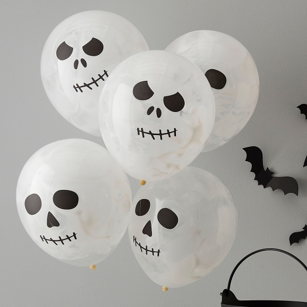 5 Balões Esqueleto