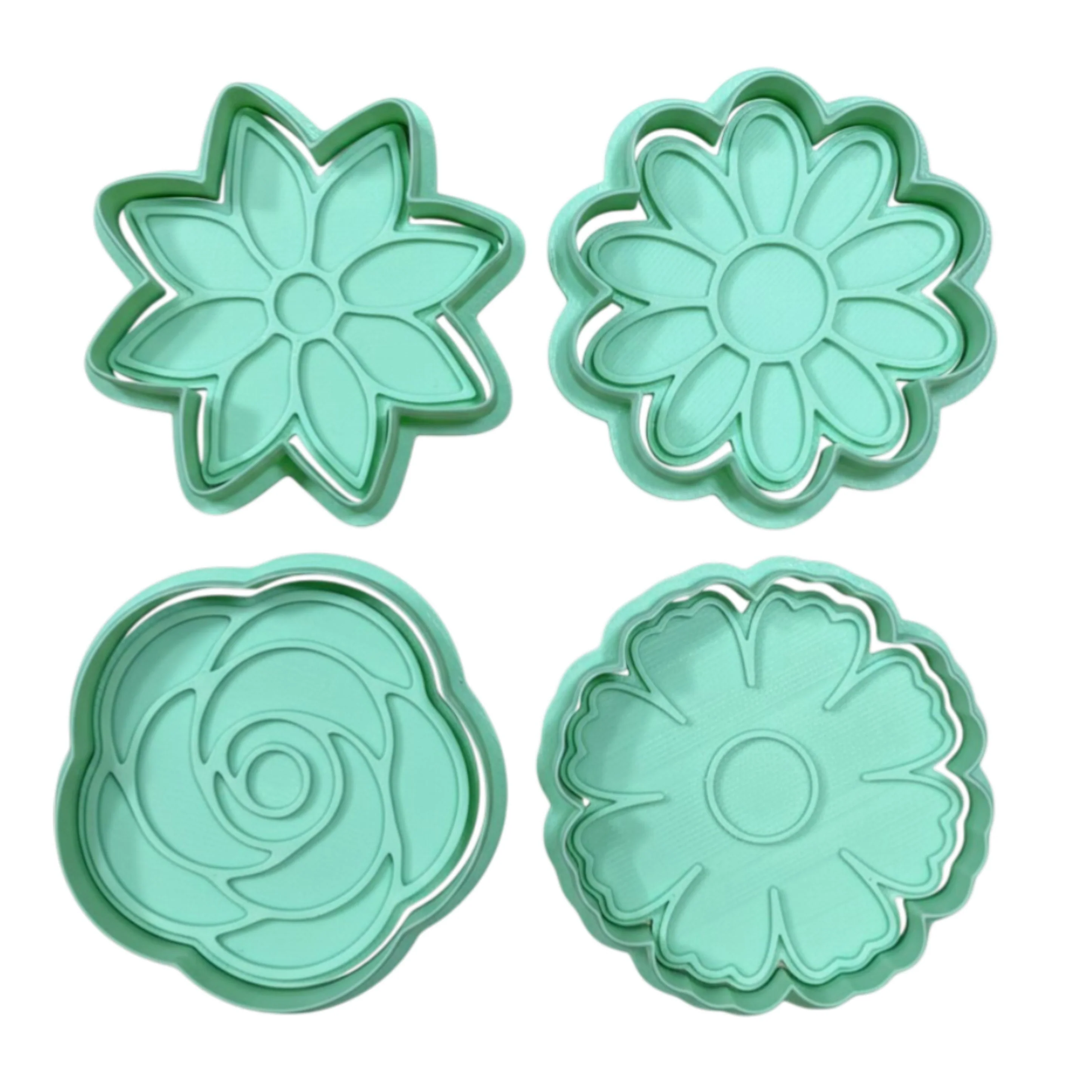 4 Mini Cortadores Flores 2