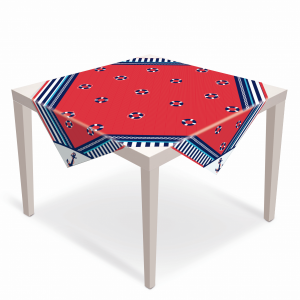 5 Toalhas de Mesa de Convidados Navy
