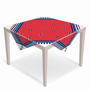 Toalha de Mesa de Convidados Navy