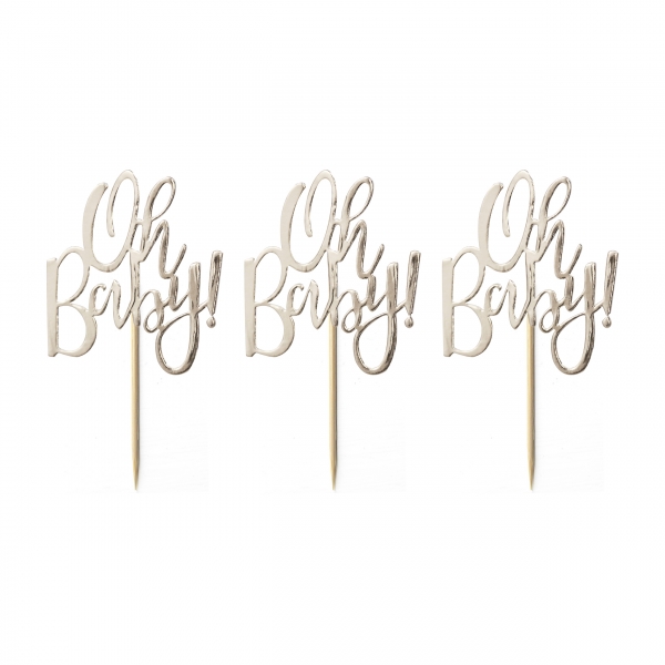 Toppers para Cupcake Oh Baby! Toppers para Cupcake Oh Baby!