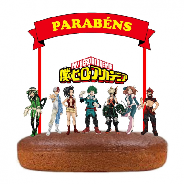 Topper para doces Boku no Hero Academia