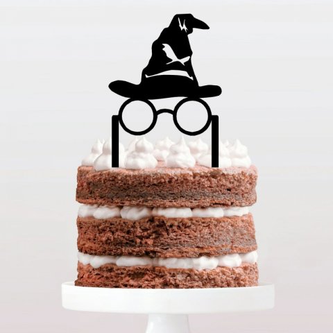Topo de Bolo Acrílico Harry Potter